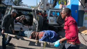 UNICEF Aid Container Looted by Gangs in Haiti