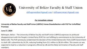 PUP Government Called Out Over "Unfulfilled Promises"