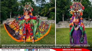 SATIIM Blasts Belize’s Deer Dance Display at Miss Universe