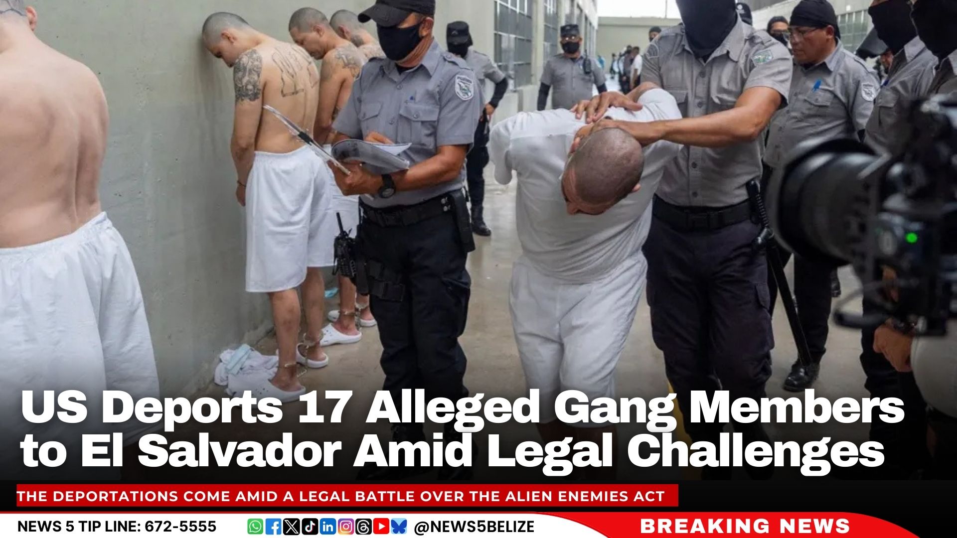 US Deports 17 Alleged Gang Members to El Salvador Amid Legal Challenges ...