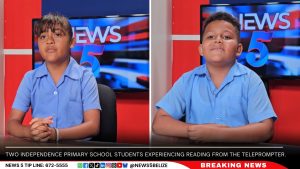 Independence Primary School Students Tour Channel 5 