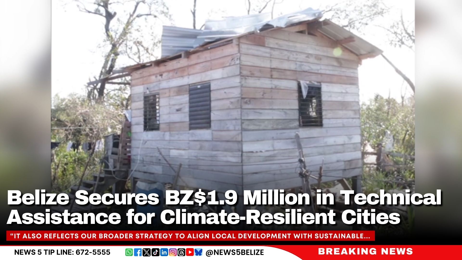Belize Secures BZ$1.9 Million in Technical Assistance for Climate ...
